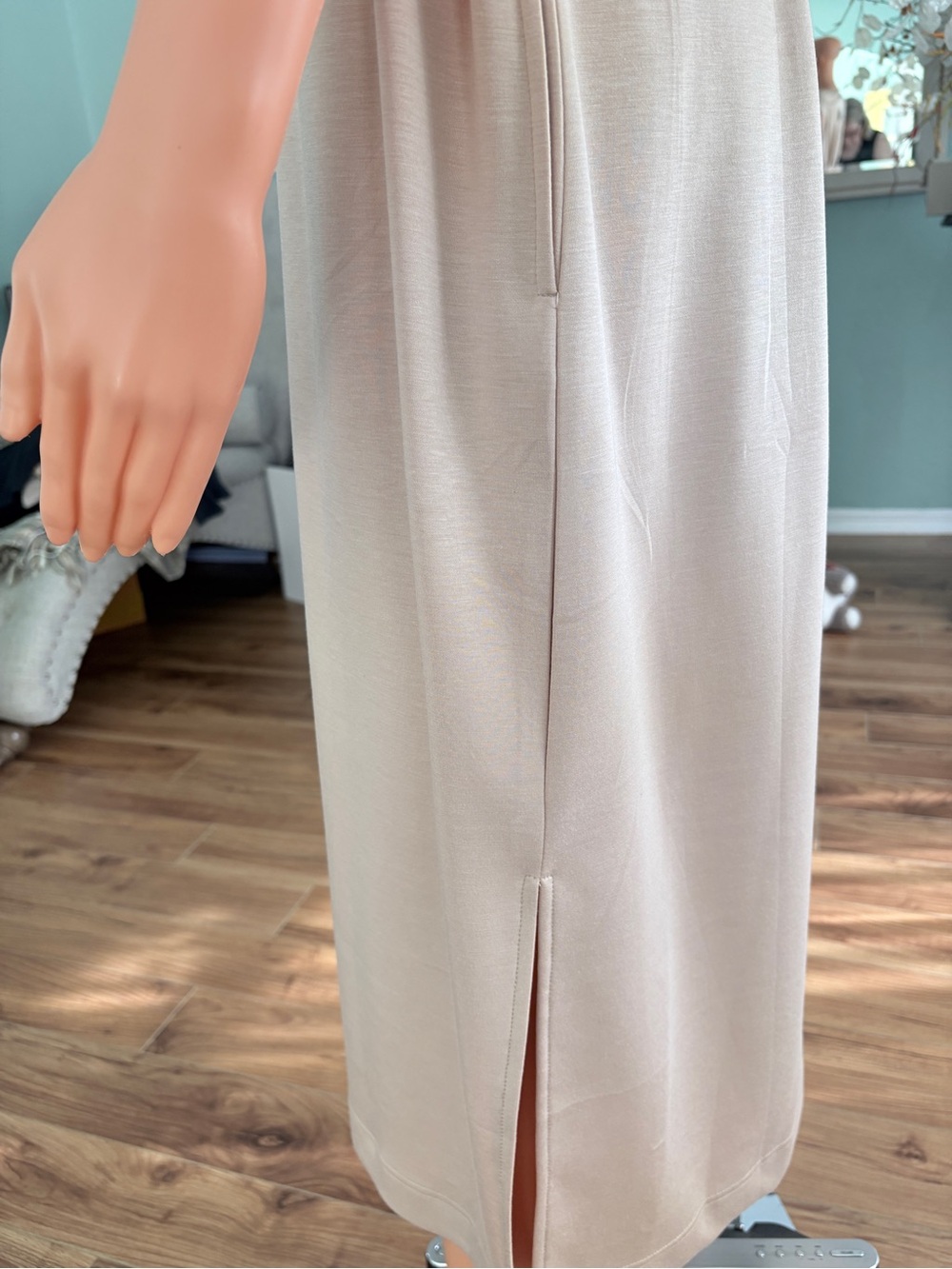 ANRABESS Beige T-Shirt Dress – Size XXL - Picture 7 of 7